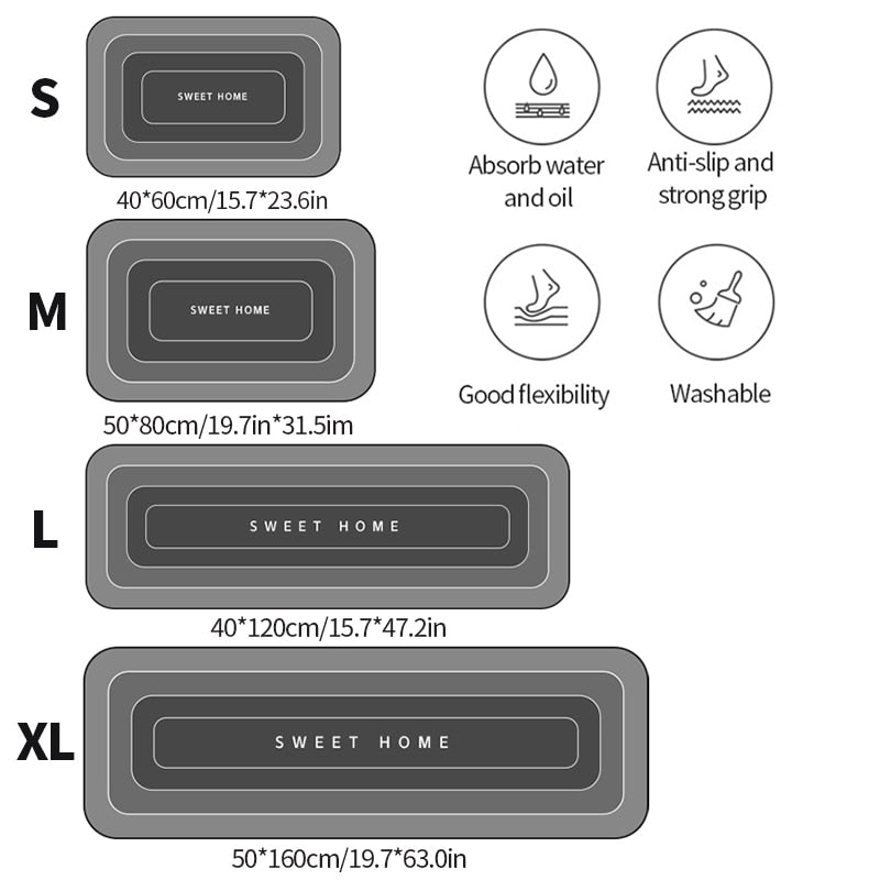 Fesara | Soft Non-slip Waterproof Floor Mats
