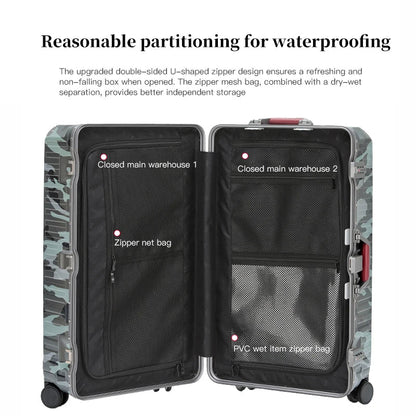 Durable Large Handle Hardside Luggage with 360 Spinner Wheels