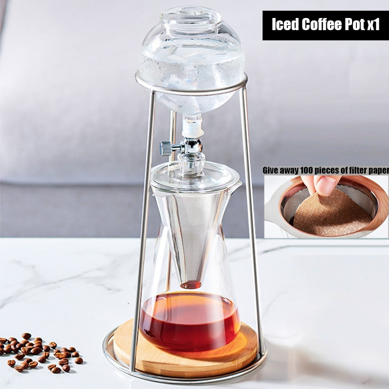 Classic Artistic Glass Coffee Maker - Fesara