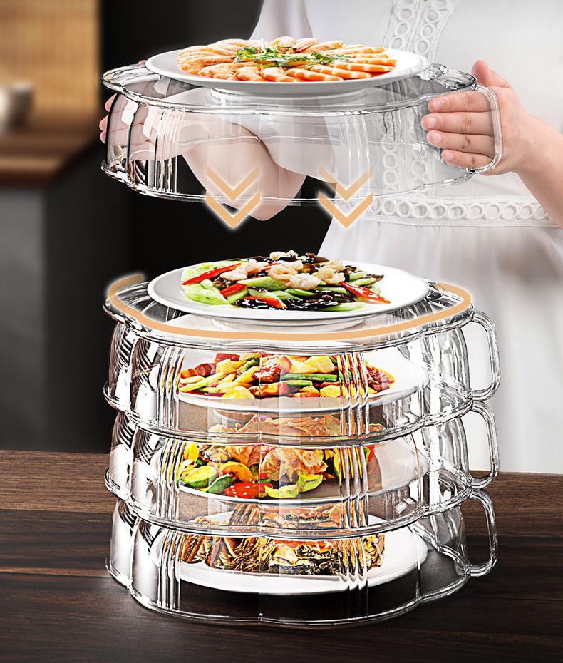 Collapsible Microwave Food Splash Guard