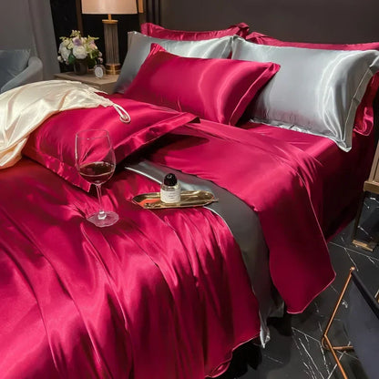 Soft Silk Luxury Bed Sheets Set