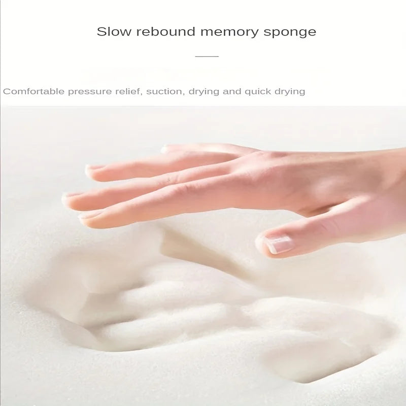 Plush Non Slip Bathroom Mat | Soft Absorbent Floor Mat - Fesara