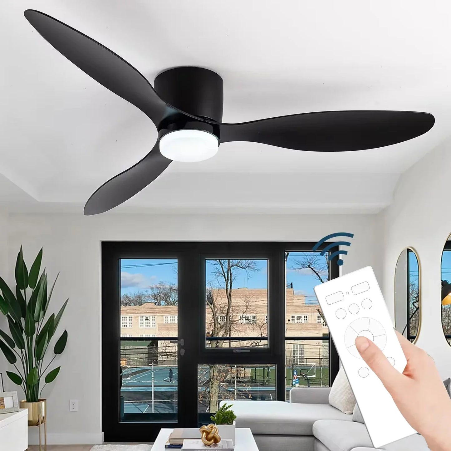 Modern Ceiling Fan Light Fixtures Nordic Style