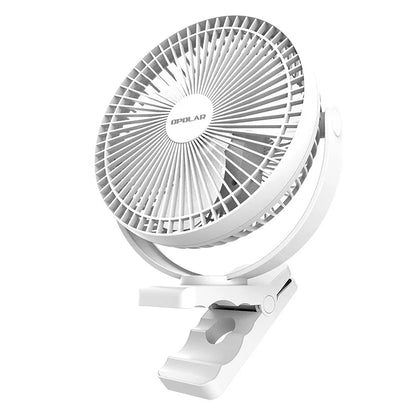 Portable Rechargeable Stroller Fan 8 Inch Quiet Clip