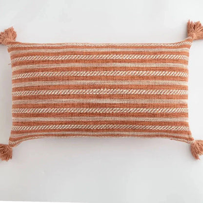 Stylish Home Decor Cushion Cover with Chic Tassels