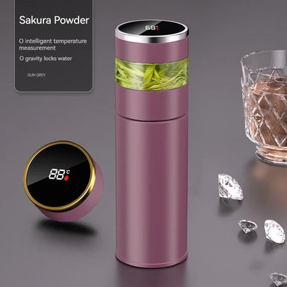 Insulated Thermal Bottle with LED Temp Display