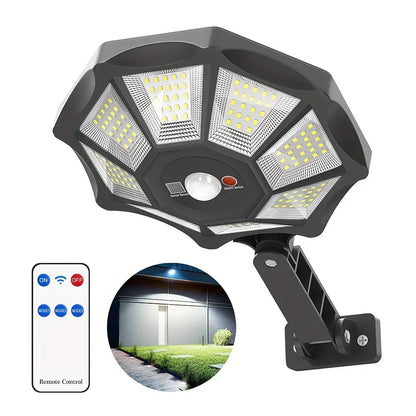 Bright Solar Powered Outdoor Security Light with Motion Sensor - Fesara