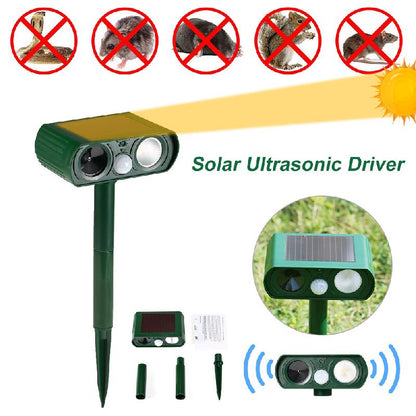 Outdoor Solar Animal Repellent Device