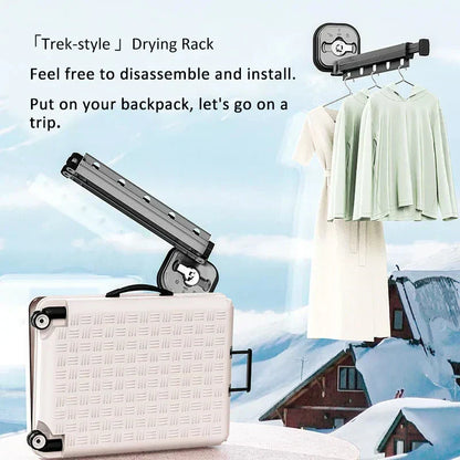 Compact Foldable Clothes Drying Rack