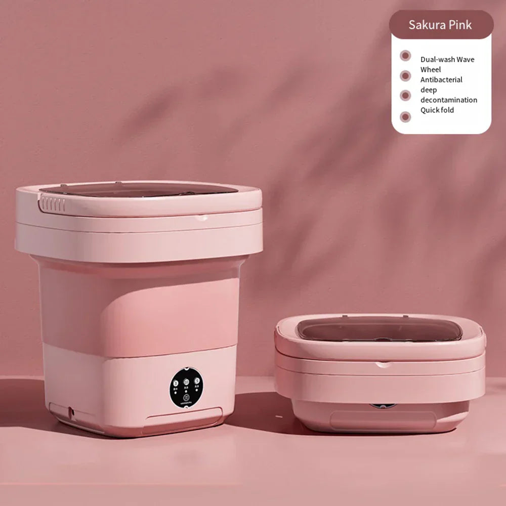 Portable Mini Folding Washing Machine for Travel