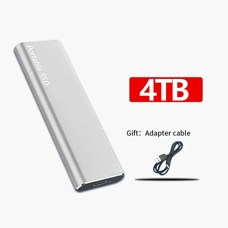 Fast Mobile SSD External Hard Drive for Laptop