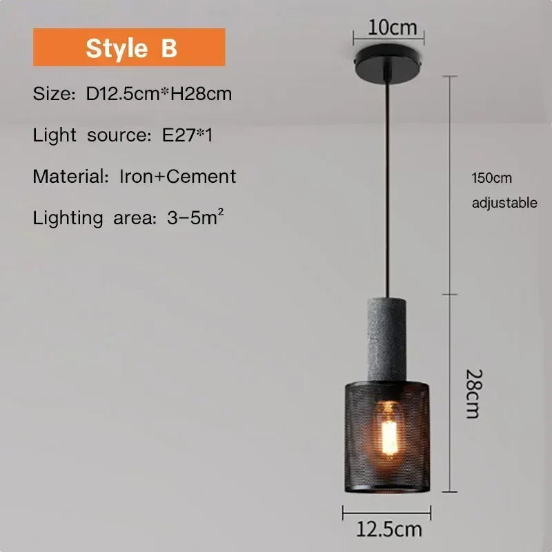 Vintage Rural Pendant Light