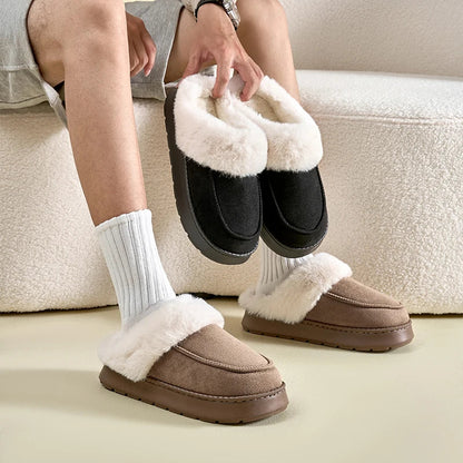 Warm Cozy Fuzzy Slippers for Women Indoor