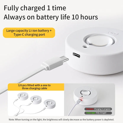 Colorful LED Portable Spotlight with Remote