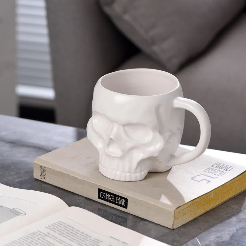 Haunted House Skull Coffee Mug
