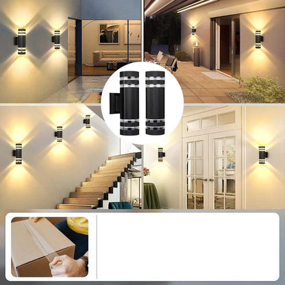 Outdoor LED Wall Lamp - Waterproof Up Down Light Fixture