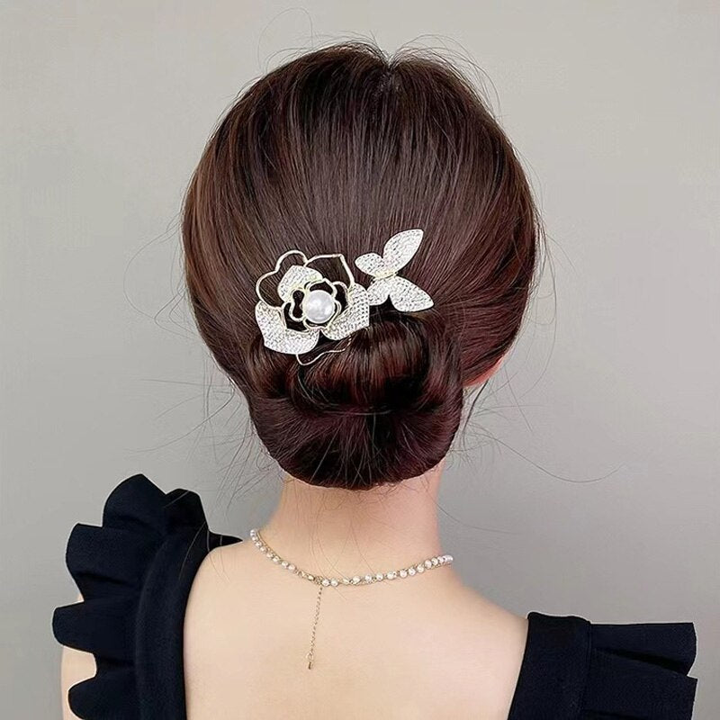 Clear Small Spiral Hair Pins