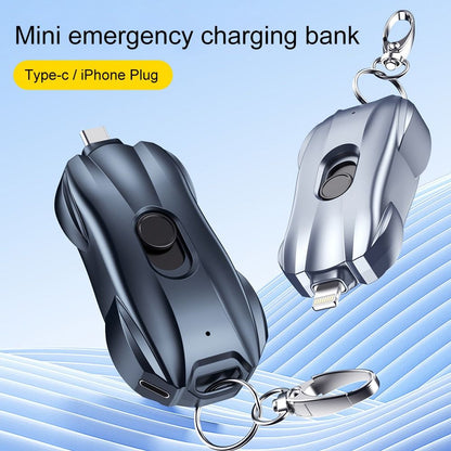 Compact Racing Car Portable Phone Charger
