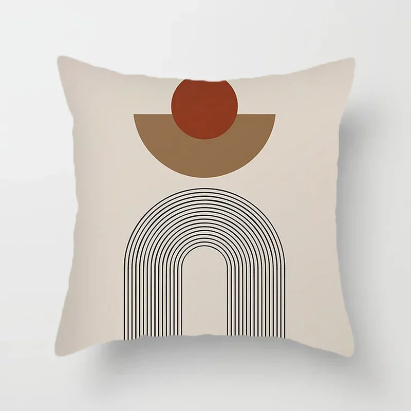 Stylish Geometric Pattern Cushion Cover