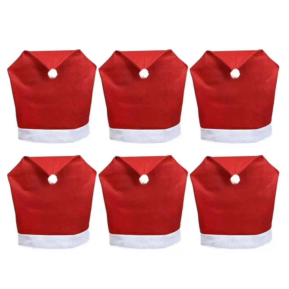 Festive Holiday Chair Covers for Dining Table