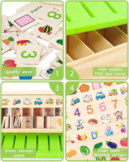Educational Wooden Sorting Toy for Kids