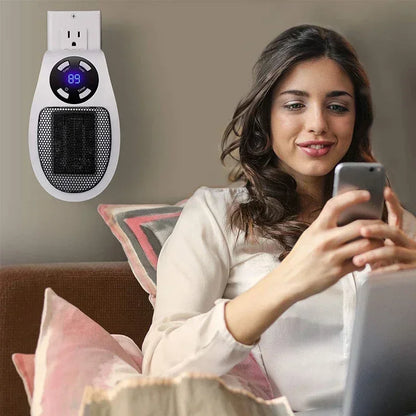 Compact 350W Electric Space Heater with Remote Control