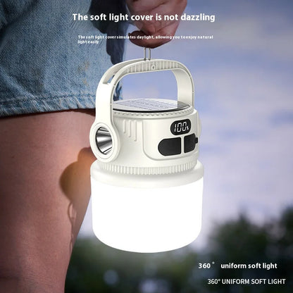 Portable Solar Powered LED Camp Light