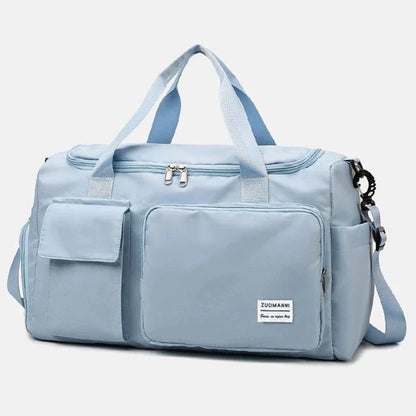 Spacious 35L Travel Duffel Bag with Shoe Pocket