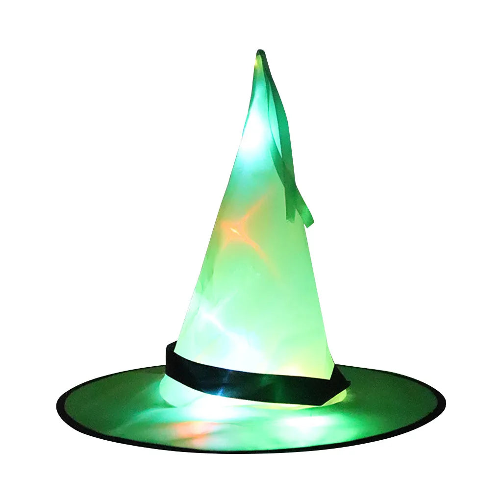 Spooky Glow Witch Hat for Kids and Adults