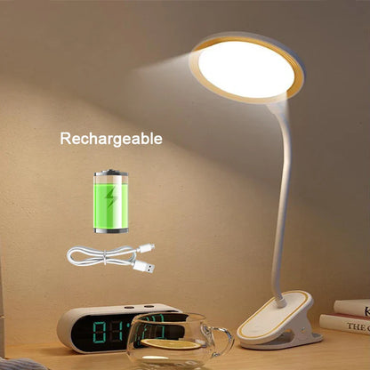 Bright Portable LED Desk Lamp with Battery Power