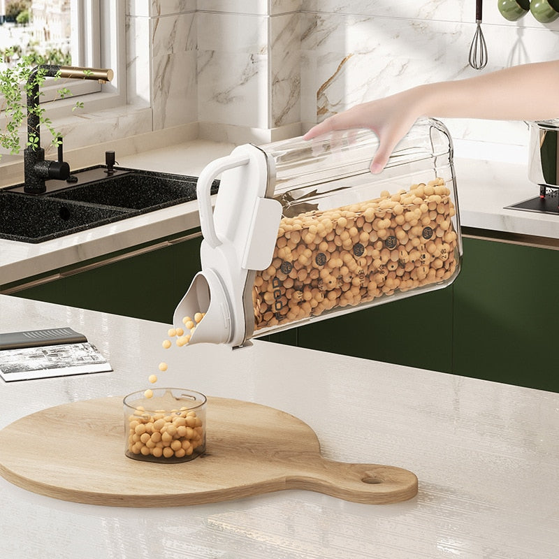 Clear Kitchen Measuring Food Container - Fesara