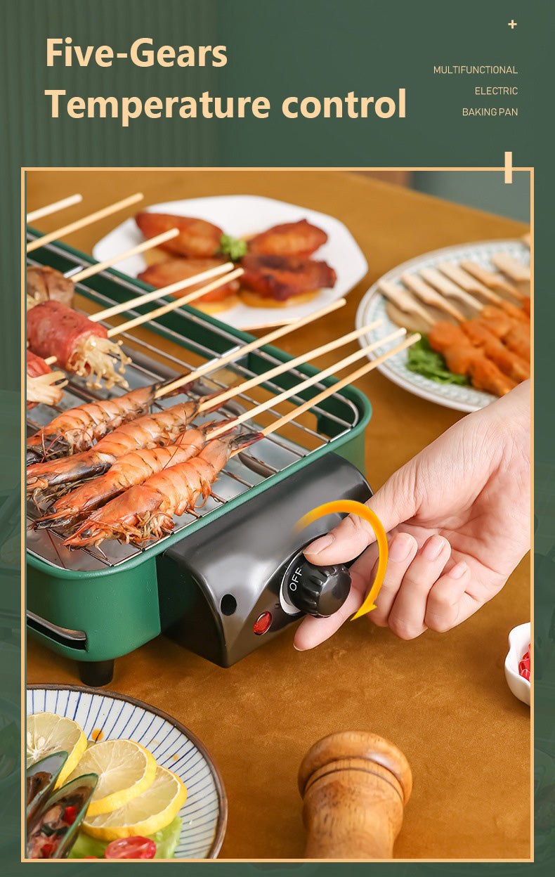 Portable Indoor Smoke Free BBQ Grill