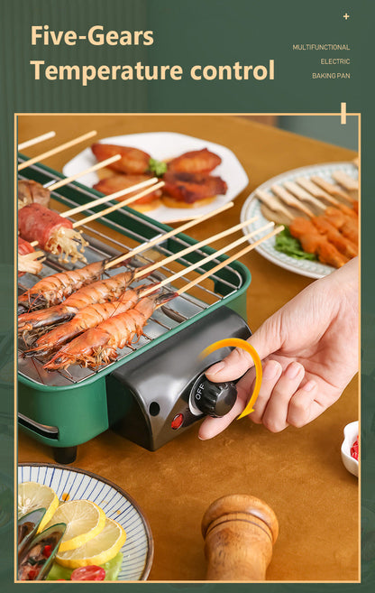 Portable Indoor Smoke Free BBQ Grill