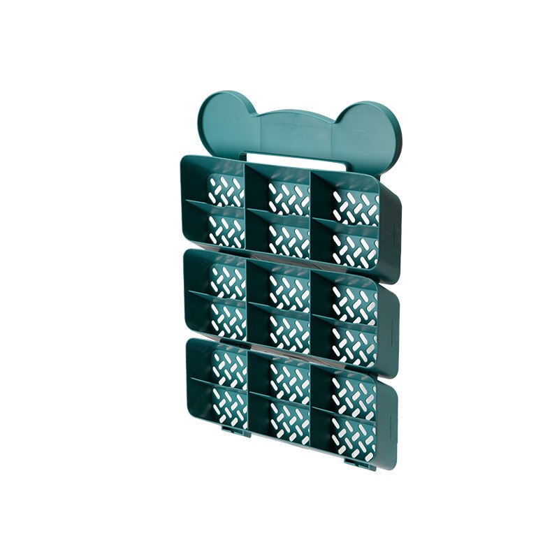 Easy Stick Fabric Storage Wall Shelf