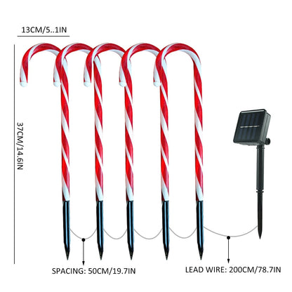 Colorful Outdoor Solar Powered LED Lamp