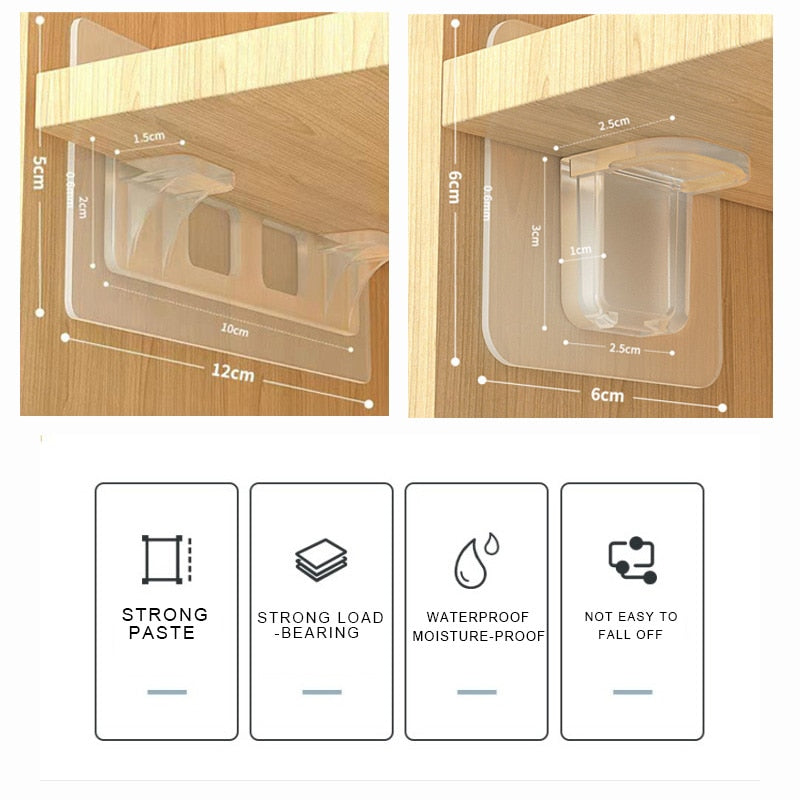 Easy Install Closet Shelf Bracket Support
