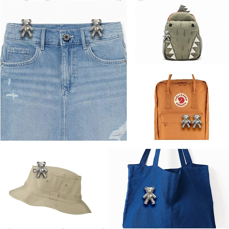 Adjustable Hidden Waist Buckle Belt Clips