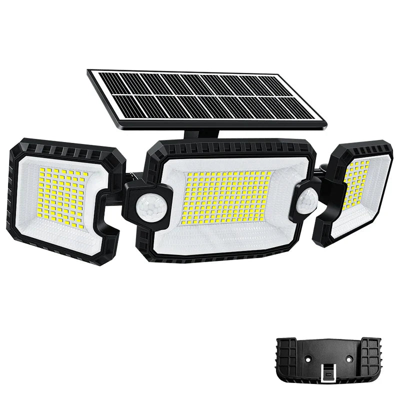 Bright Solar Powered Motion Spotlight 2200 Lumens