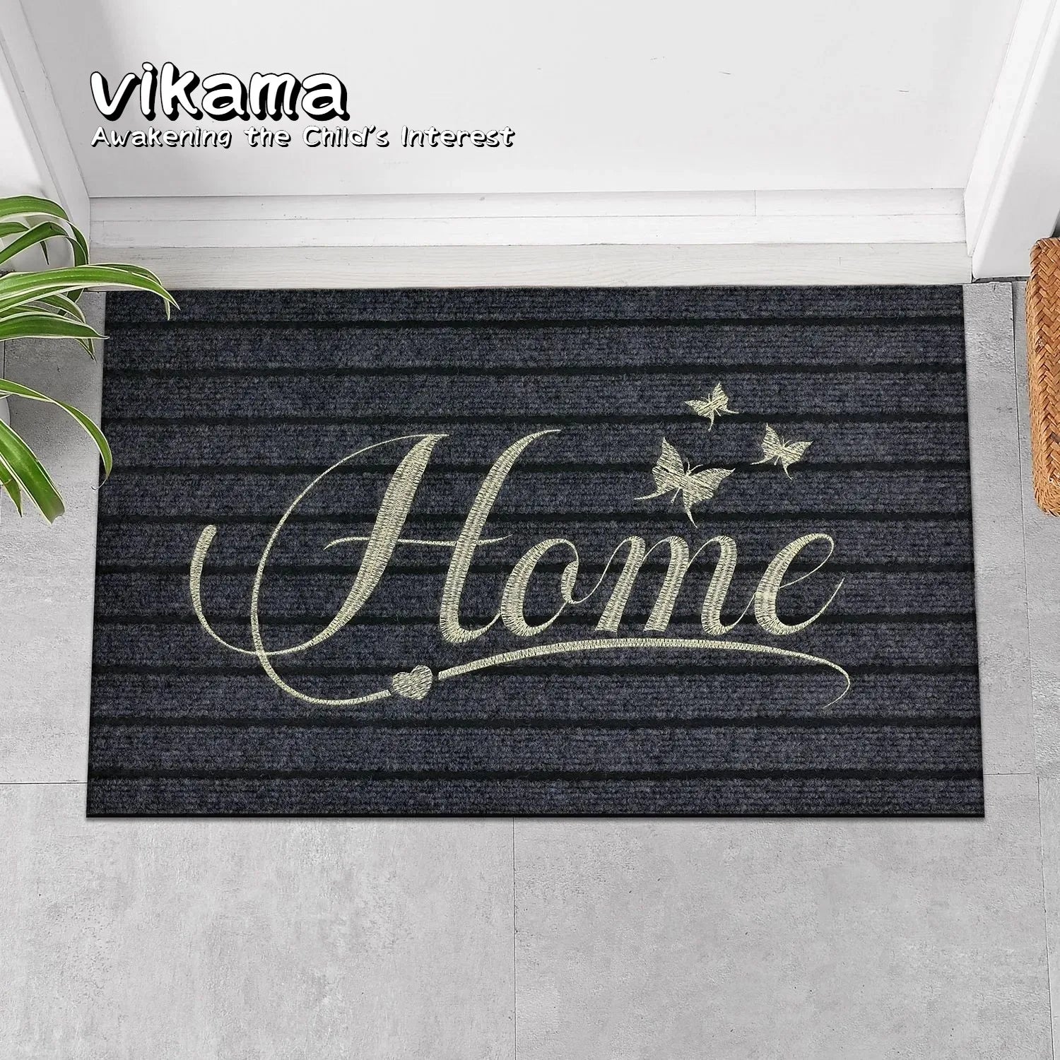 Simple Personalized Anti-Slip Door Mat - Fesara