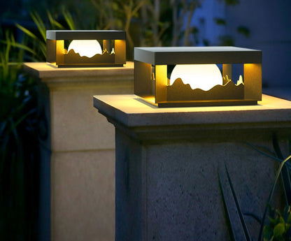 Outdoor Solar Powered LED Wall Light
