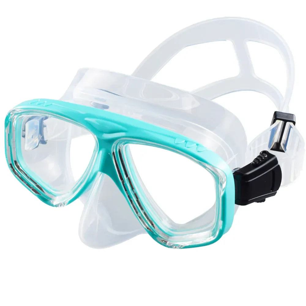 Premium Dive Mask Snorkel Set with Wide View Lens