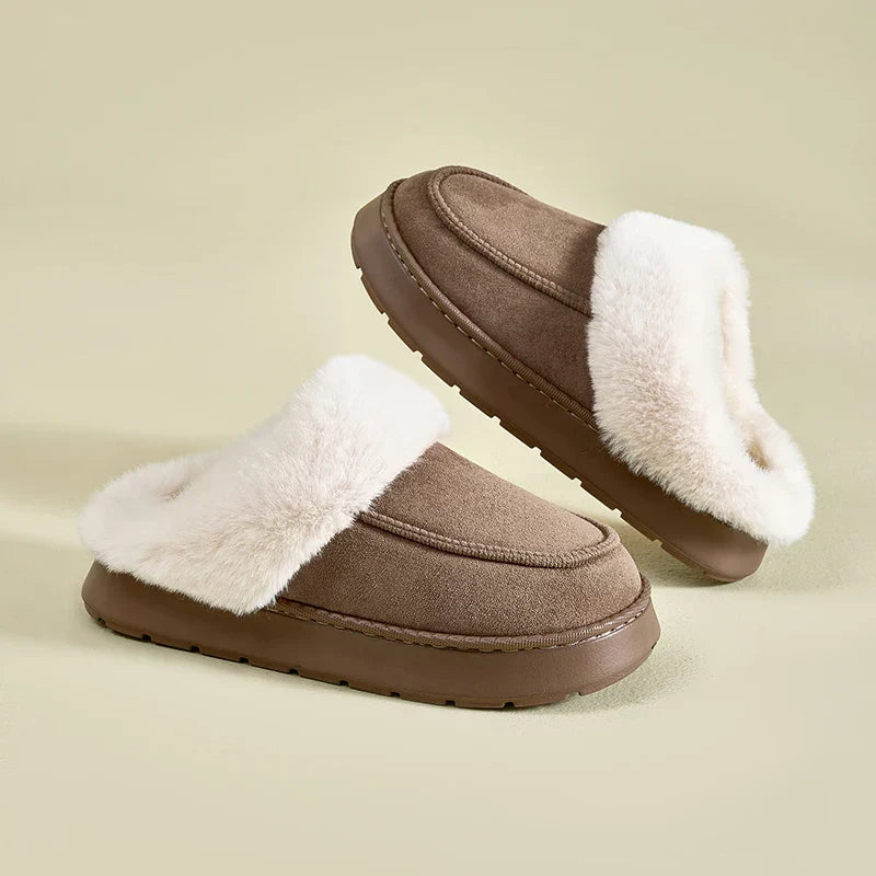 Warm Cozy Fuzzy Slippers for Women Indoor