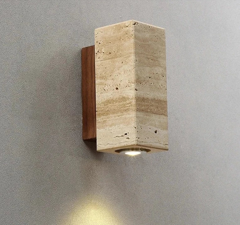 Stylish Stone LED Wall Light