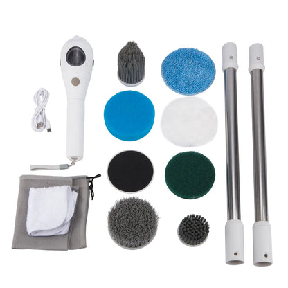 Powerful 8-in-1 Cordless Cleaning Brush Set - Fesara