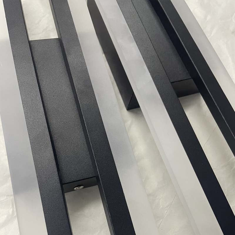 Slim LED Wall Light with Bright Vertical Stripes