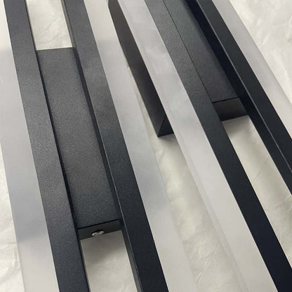 Slim LED Wall Light with Bright Vertical Stripes