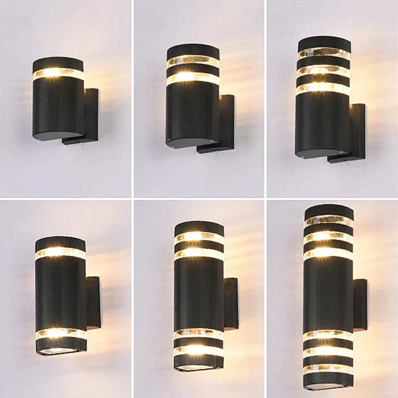 NovaBeam Modern Slim Black Outdoor Wall Lamp - Energy Efficient & Weather Resistant-2