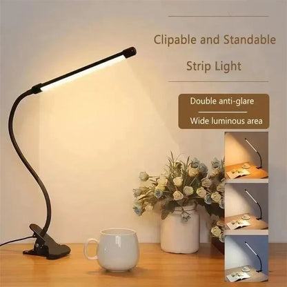 Flexible LED Desk Lamp with 3 Color Modes