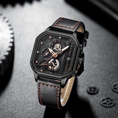 Stylish Wavefront Classic Water Resistant Watch