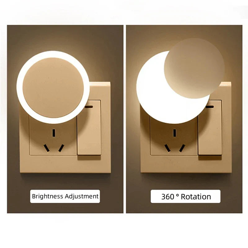 Soft LED Plug Night Light with Auto Sensor